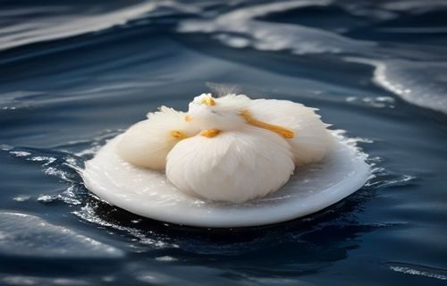 整洁明亮的金丝雀鸟笼内部布置：天然木栖木、陶瓷食盒、不锈钢饮水器一应俱全，笼底铺有干净垫纸，整体环境温馨舒适