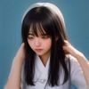 鸟类营养学专家林晓薇的专业照片，年轻女性，手持金丝雀饲料样本，实验室背景专业感强